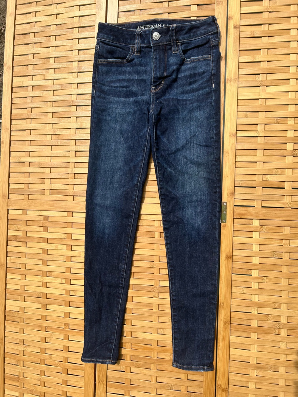 American Eagle Outfitters Deep Indigo Skinny Jeans